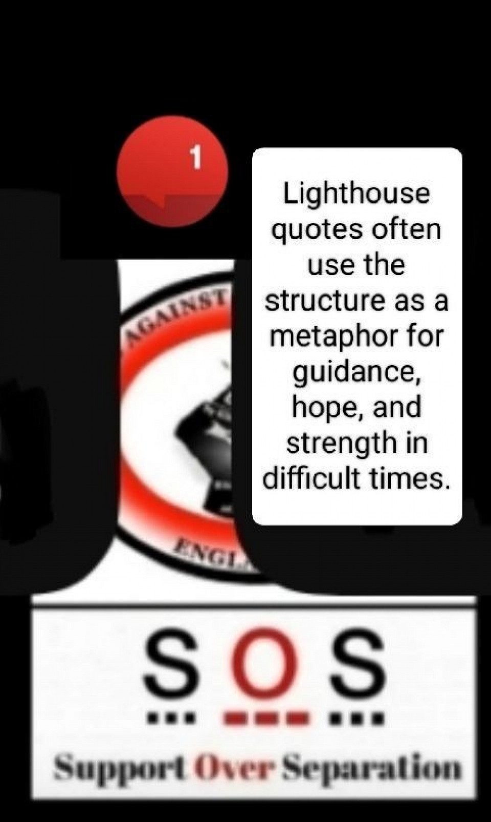 George Bernard Shaw's idea that lighthouses are the most altruistic buildings because they are built only to serve, and Christopher Reeve's quote about hope being the lighthouse we cling to during challenges. Many quotes suggest becoming a 