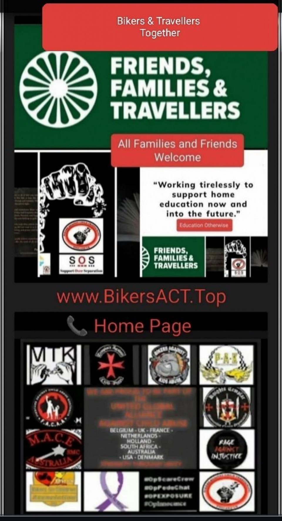 See Bottom of Poi Page for more links to Education Otherwise and Friends Families and Travellers.